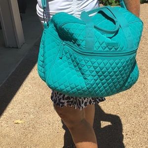 Vera Bradley (slightly used) medium quilted Weekender Duffel bag.
